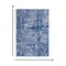 Homeroots 6 x 9 ft. Ivory & Navy Abstract Grids Area Rug 385858 - alternate 3